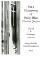 ON A HYMNSONG OF PHILIP BLISS CLARINET QUARTET cover